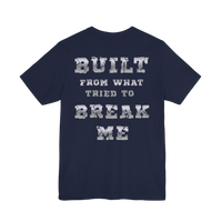 Black T-shirt featuring 