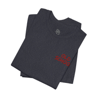 Old School Plate Bangers weightlifting T-shirt featuring bold graphic design on a comfortable printify T-shirt.