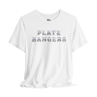 Printify Plate Bangers Tee featuring an inspirational graphic with the quote 