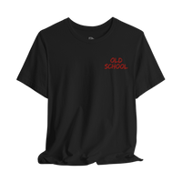Old School Plate Bangers weightlifting T-shirt from Printify featuring vintage-style print and classic athletic design.