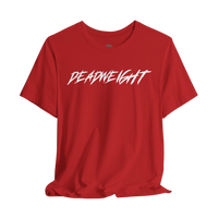 Black Lift It or Be Buried weightlifting T-shirt by Deadweight, featuring bold printed design on front for gym and fitness wear.