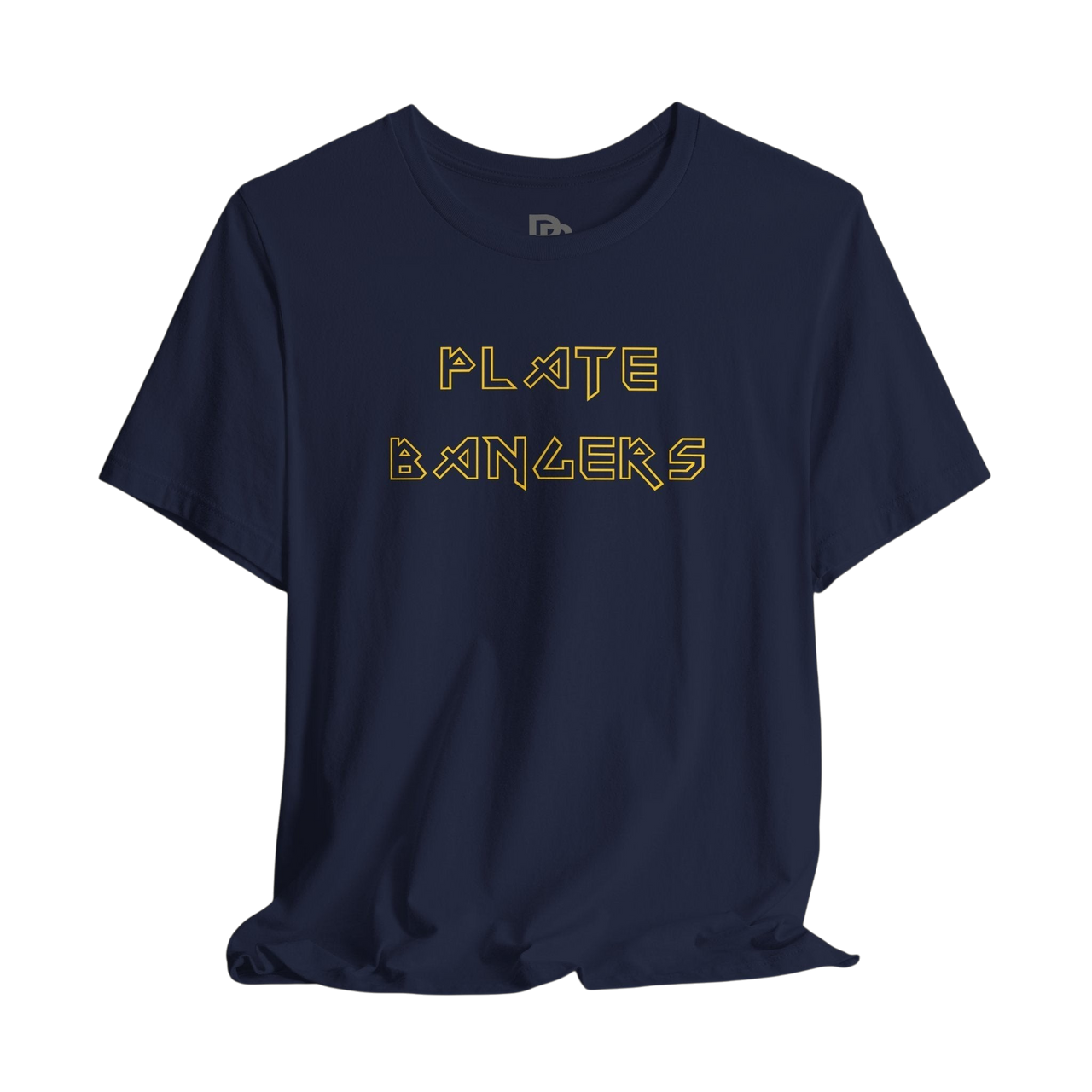 Printify Bang the Iron weightlifting gym T-shirt featuring bold graphic design and comfortable fit for fitness enthusiasts.