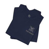 Black Blood, Sweat & Respect weightlifting T-shirt by Printify, featuring bold graphic design on soft cotton fabric.