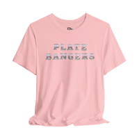 Printify Plate Bangers Tee T-shirt featuring an inspirational graphic with the phrase 