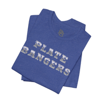 Printify Plate Bangers Tee featuring an inspirational graphic with the phrase 