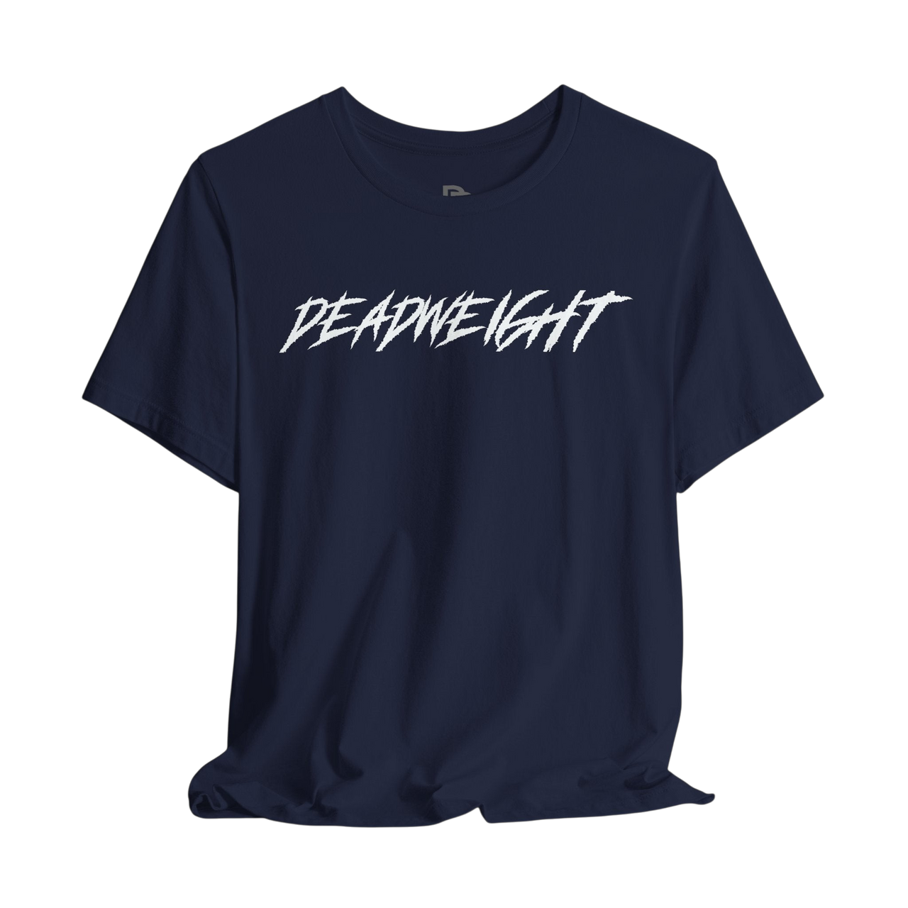 Black Lift It or Be Buried weightlifting T-shirt by Deadweight, featuring bold printed slogan on front.