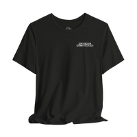 Printify Plate Bangers Bang the Iron motivational gym T-shirt featuring bold text design on a comfortable black cotton tee.