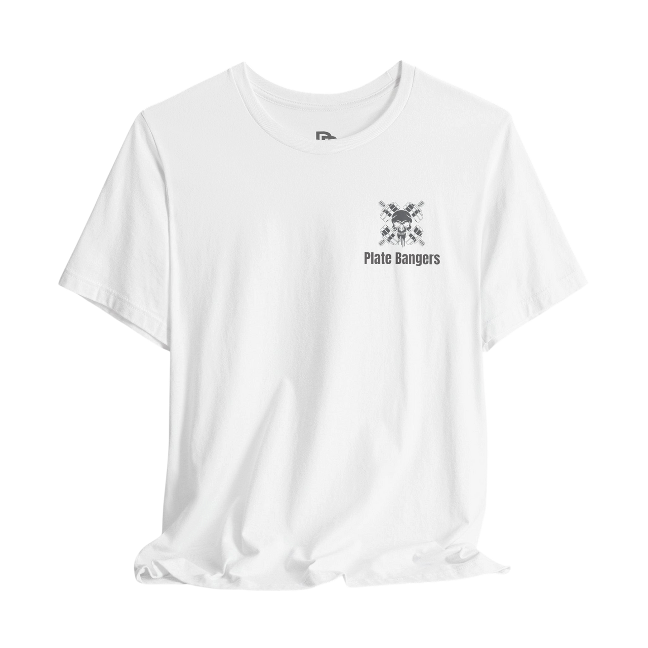 Blood, Sweat & Respect weightlifting T-shirt by Printify featuring bold text design on a black cotton T-shirt.