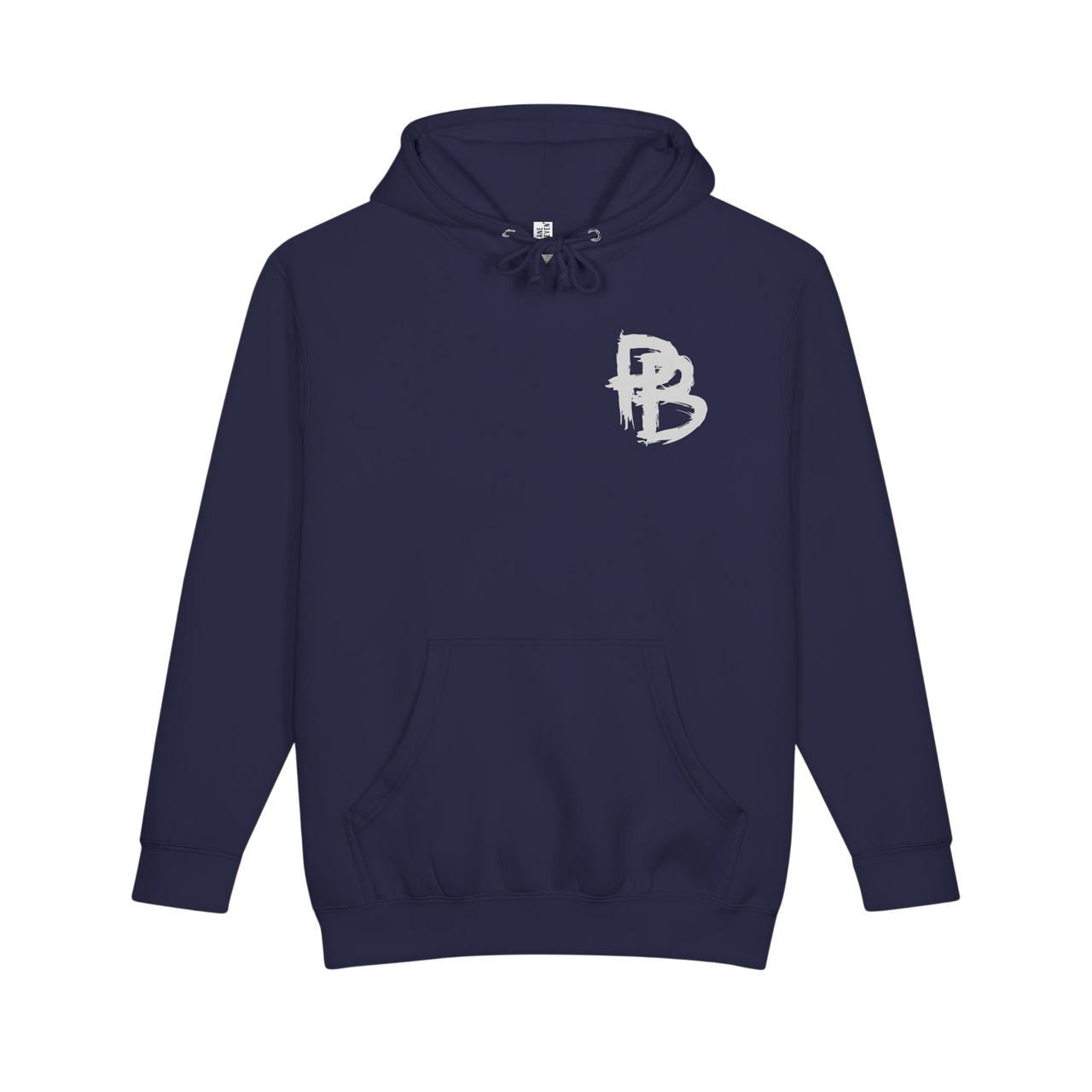 Heavy weight minimal gym hoodie pullover by Printify, featuring a sleek design and comfortable fit for workout and casual wear.