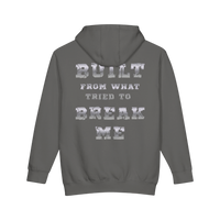 Gray Plate Bangers Hoodie by Printify featuring a 