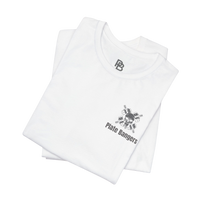 Black Blood, Sweat & Respect weightlifting T-shirt by Printify showing front view with bold graphic text and athletic fit.