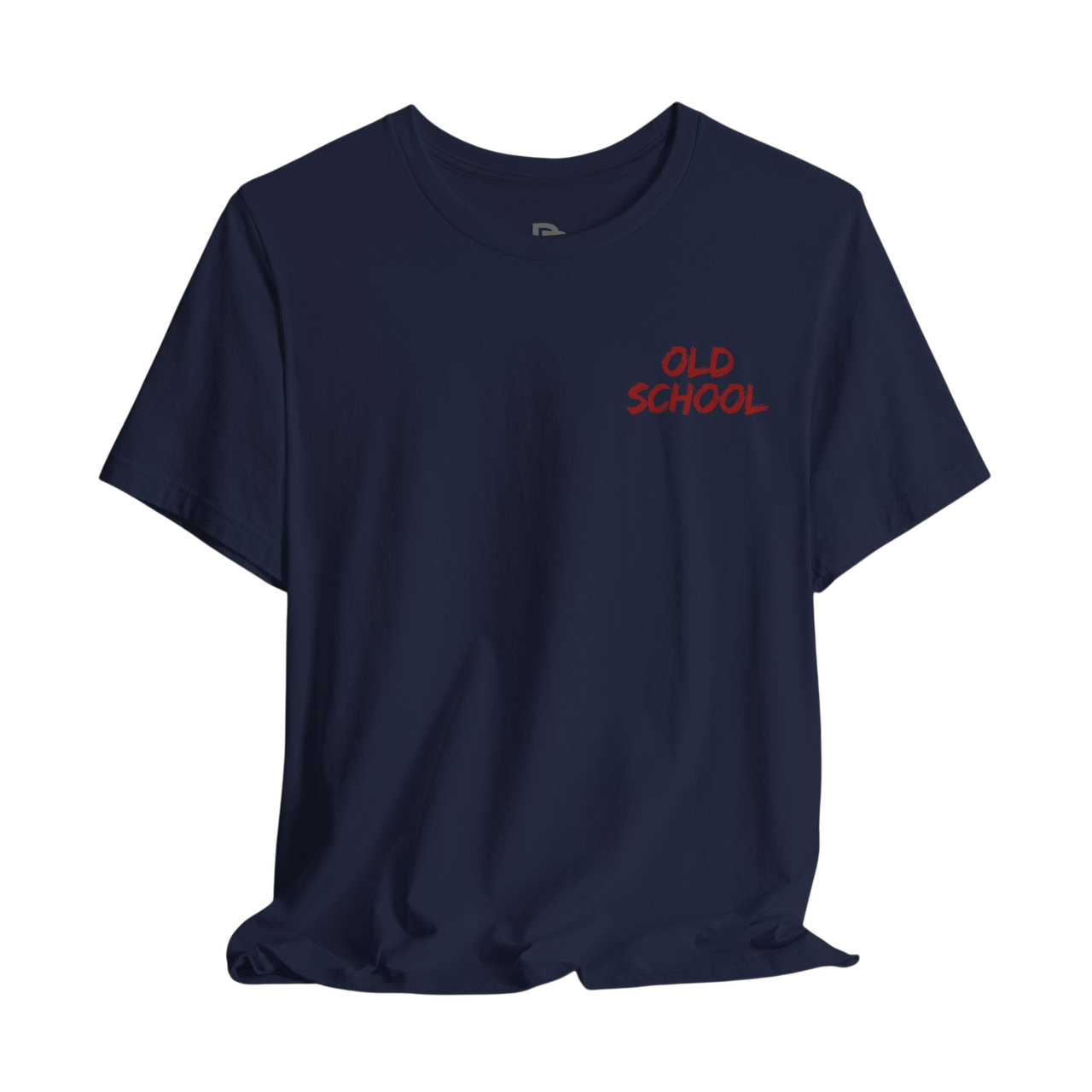 Old School Plate Bangers weightlifting T-shirt by Printify, featuring vintage-style gym graphic on a comfortable fabric shirt.