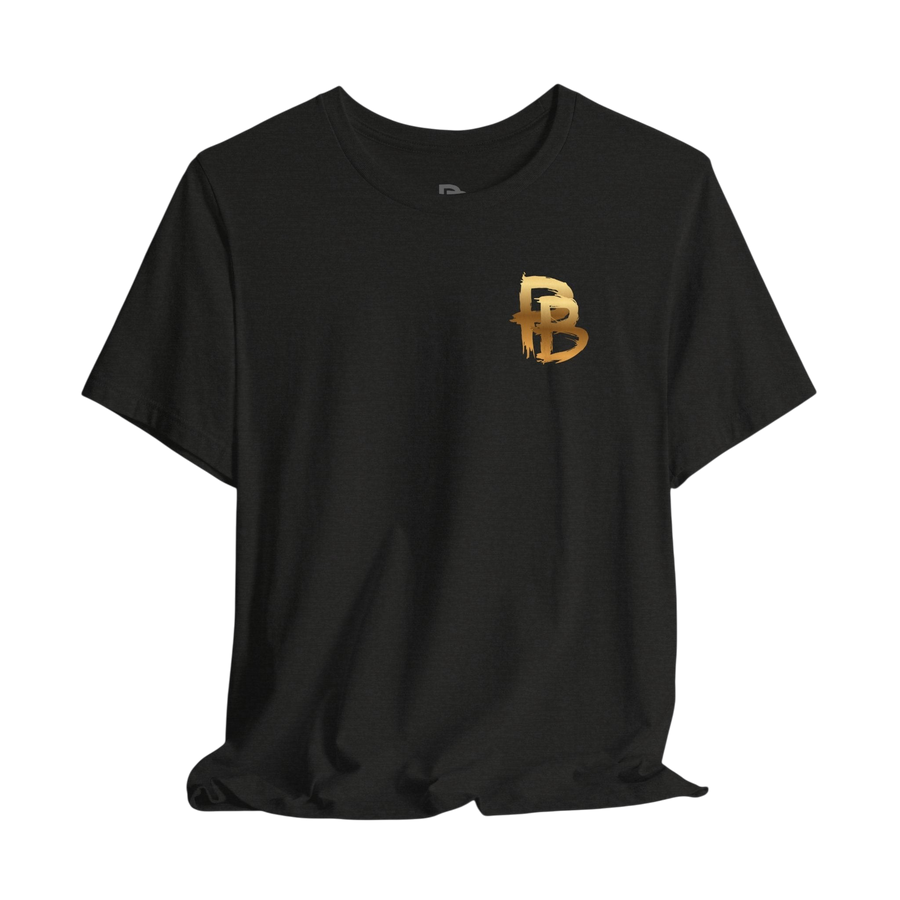 Broken Plate Weightlifting T-Shirt by Plate Bangers, featuring a graphic print of a cracked weight plate on a casual T-shirt.