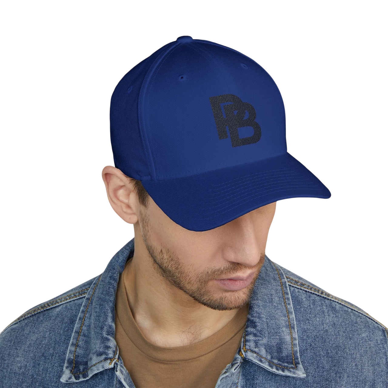 Embroidered Plate Bangers Logo Cap — Structured FlexFit Baseball Hat