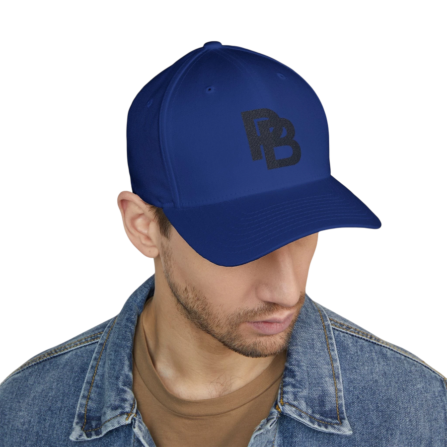 Embroidered Plate Bangers Logo Cap — Structured FlexFit Baseball Hat