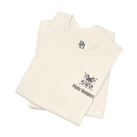 Blood, Sweat & Respect weightlifting T-shirt by Printify, featuring bold text design on a comfortable black T-shirt.