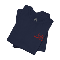 Old School Plate Bangers weightlifting T-shirt by Printify featuring vintage-inspired gym graphics on a comfortable cotton tee.
