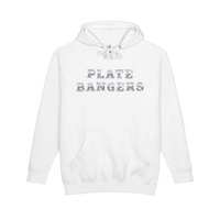 Black heavyweight hoodie with 
