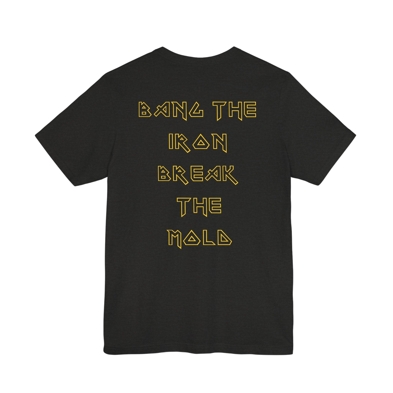 Printify Break the Mold weightlifting T-shirt featuring bold graphic design and comfortable fit for gym workouts.