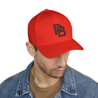 Embroidered Plate Bangers Logo Cap — Structured FlexFit Baseball Hat