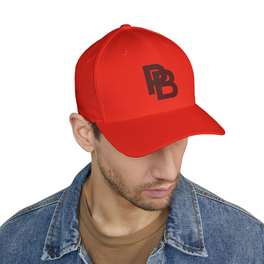 Embroidered Plate Bangers Logo Cap — Structured FlexFit Baseball Hat
