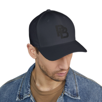 Embroidered Plate Bangers Logo Cap — Structured FlexFit Baseball Hat