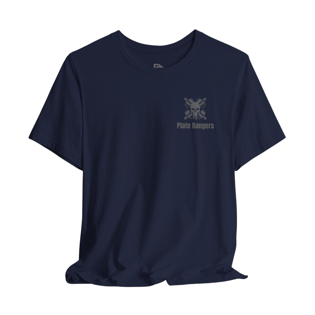 Black Blood, Sweat & Respect weightlifting T-shirt from Printify with bold printed slogan on front, casual athletic wear.
