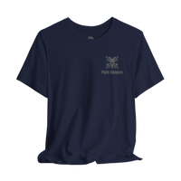Black Blood, Sweat & Respect weightlifting T-shirt from Printify with bold printed slogan on front, casual athletic wear.