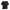 DailyThreadCo. black cotton gym t-shirt with a white skull chest emblem and minimalist retail fit.