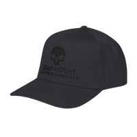 DailyThreadCo. charcoal grey structured baseball cap with embroidered skull and Deadweight slogan on front panel.
